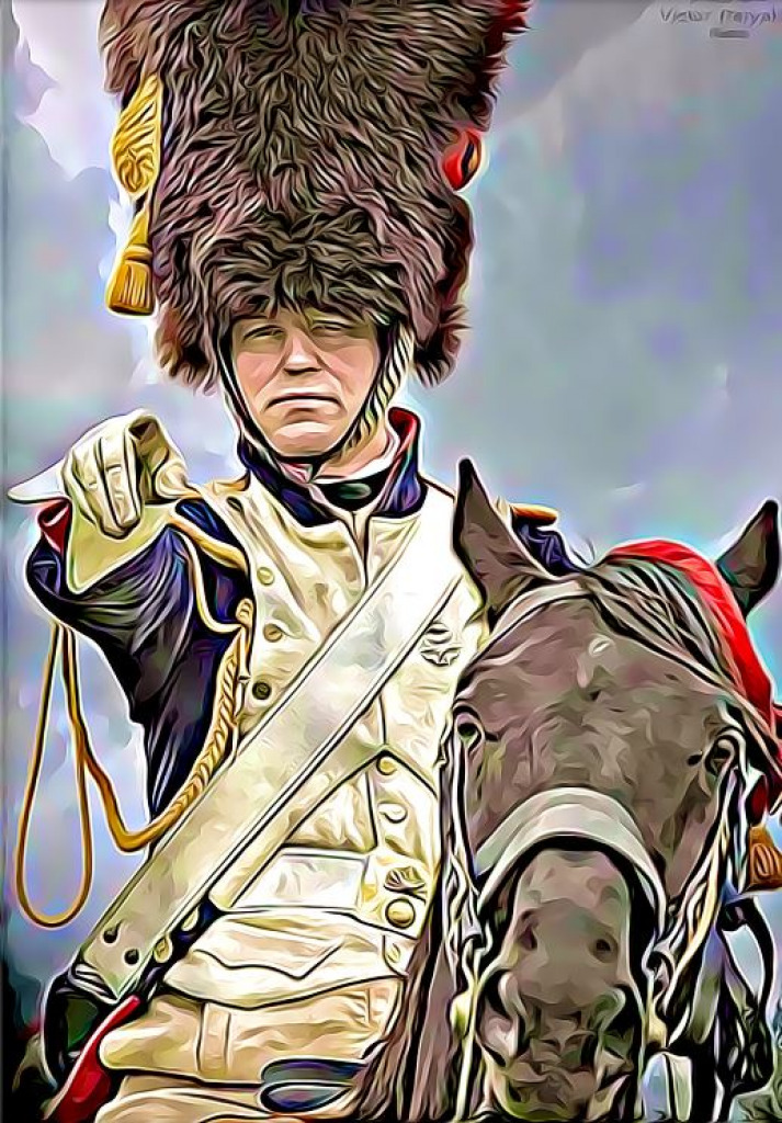 Grenadier à cheval jigsaw puzzle in Frank Grognet puzzles on TheJigsawPuzzles.com