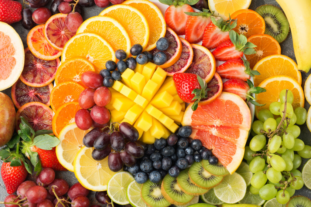 Tranches de fruits jigsaw puzzle in Fruits & Légumes puzzles on TheJigsawPuzzles.com