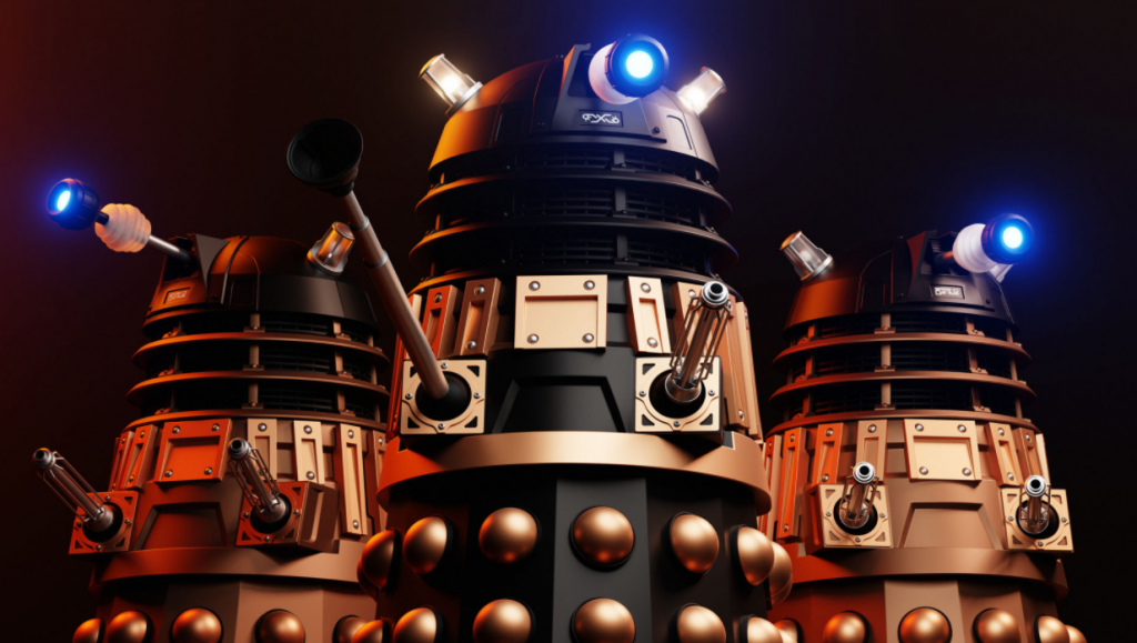 Daleks. jigsaw puzzle in Soundwave777 puzzles on TheJigsawPuzzles.com