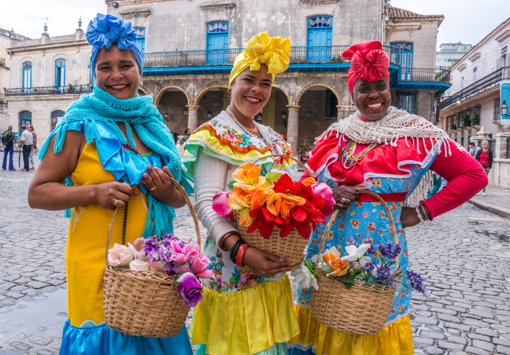 Кубинская национальная одежда для женщин