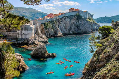 Dubrovnik West Harbor, Croatia jigsaw puzzle in Puzzle of the Day ...