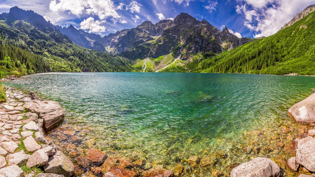 Morskie Oko Tatra Poland jigsaw puzzle in ctheuma puzzles on TheJigsawPuzzles.com