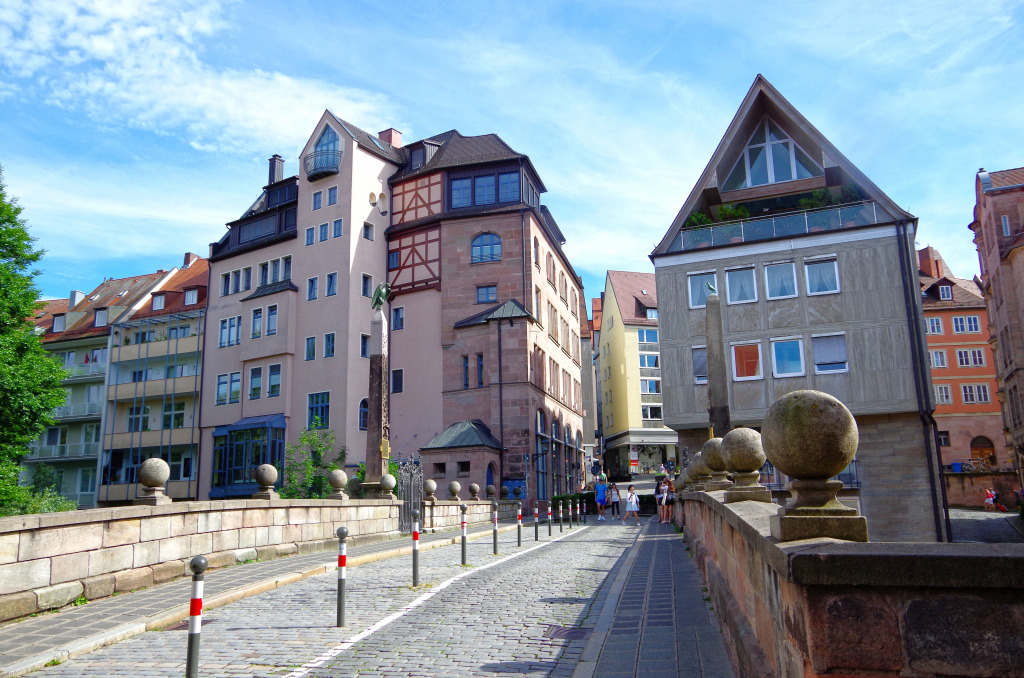 Rues de Nuremberg, Allemagne jigsaw puzzle in Ponts puzzles on TheJigsawPuzzles.com
