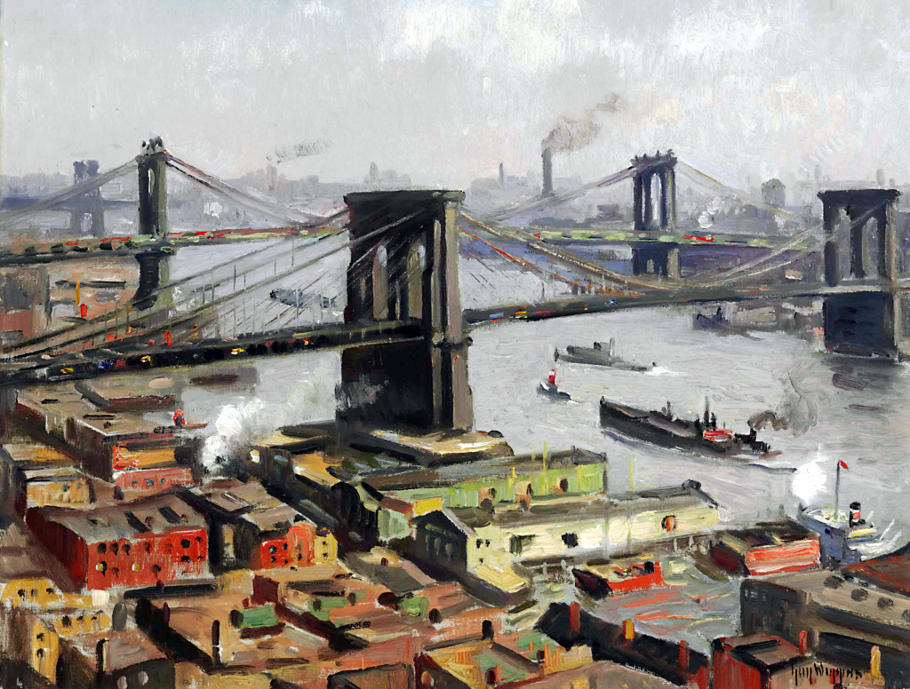 Morning on the East River jigsaw puzzle in Piece of Art puzzles on TheJigsawPuzzles.com