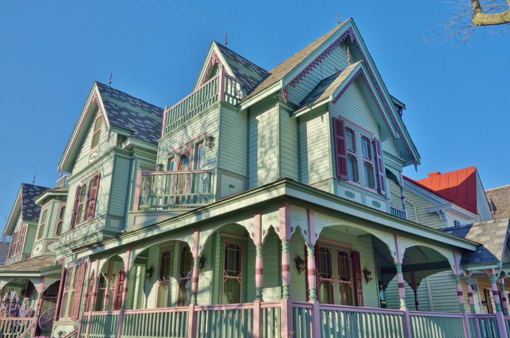 Victorian House in Cape May NJ jigsaw puzzle in Straßenansicht puzzles on TheJigsawPuzzles.com