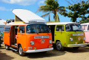 Vintage Volkswagen Vans, Rincon, Puerto Rico