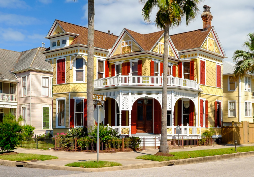 Galveston Historic District, TX jigsaw puzzle in Puzzle of the Day puzzles on TheJigsawPuzzles.com