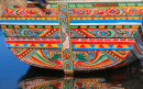 Traditional Painted Boat, Southern Thailand