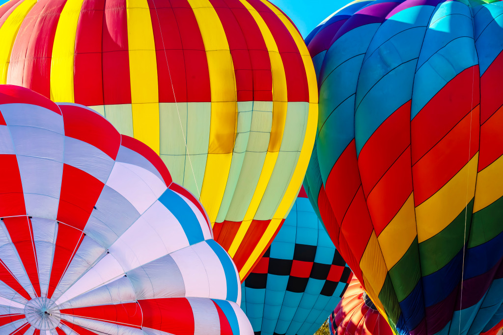 Balloon Mass Ascension jigsaw puzzle in Aviation puzzles on TheJigsawPuzzles.com