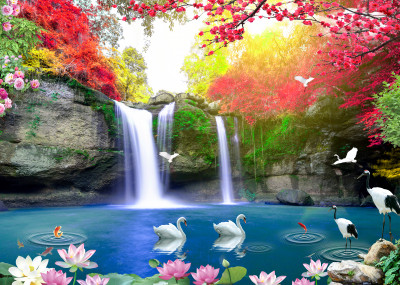 Waterfall Collage jigsaw puzzle in Waterfalls puzzles on ...