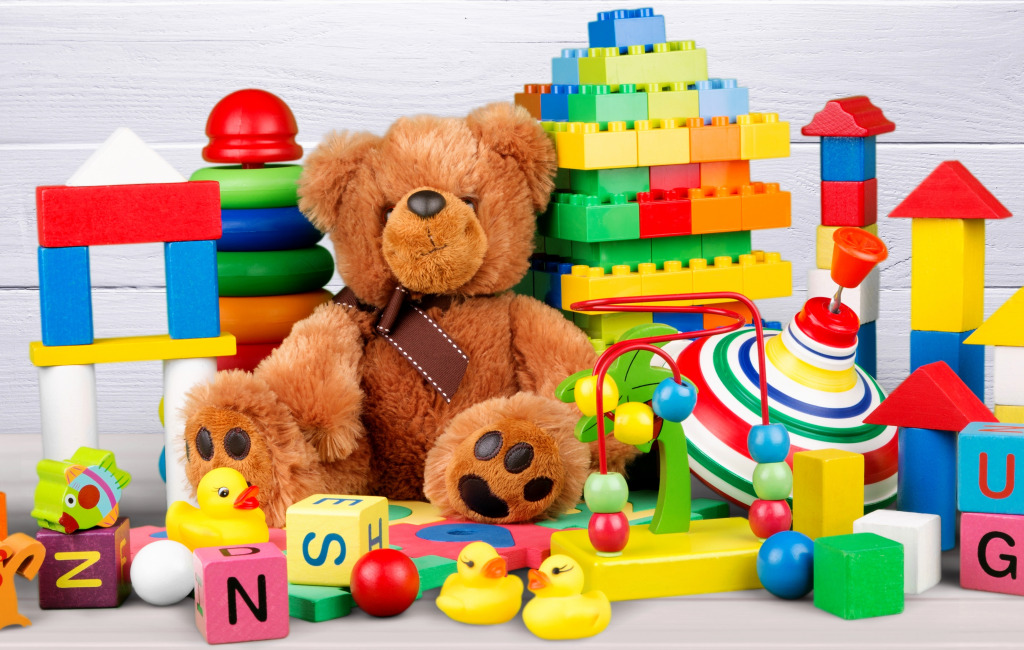 Colorful Toys jigsaw puzzle in Puzzle des Tages puzzles on TheJigsawPuzzles.com