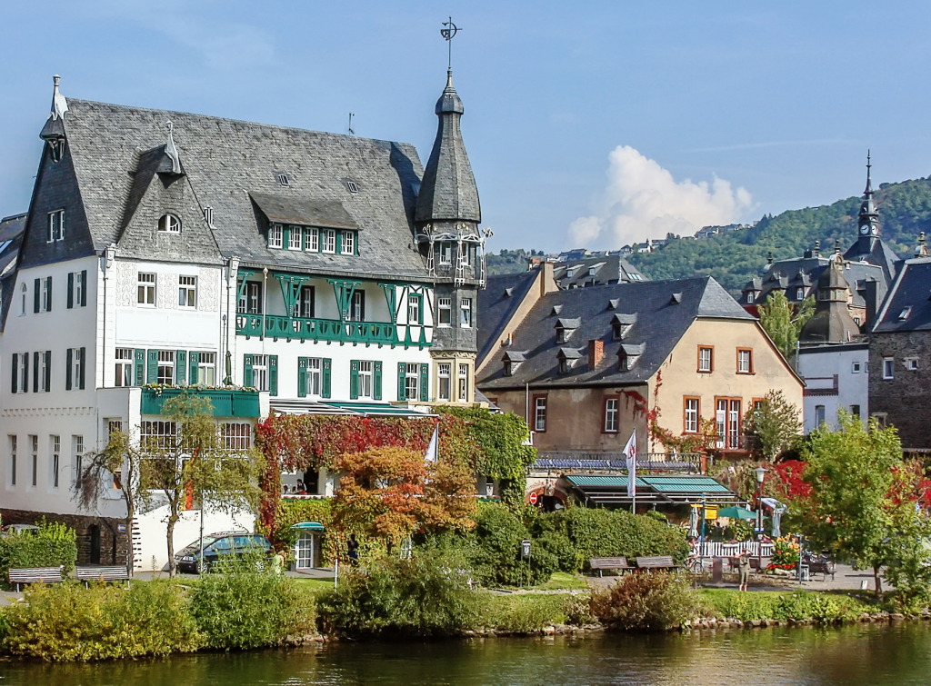 Mosel und Cochem-Stadt, Deutschland jigsaw puzzle in Puzzle des Tages puzzles on TheJigsawPuzzles.com