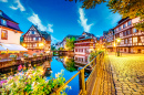 Old Town Water Canal, Strasbourg, France