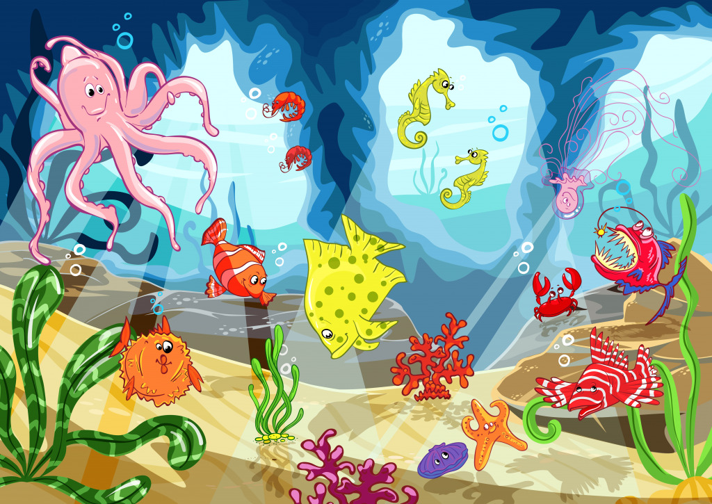 Underwater World jigsaw puzzle in Sous les mers puzzles on TheJigsawPuzzles.com
