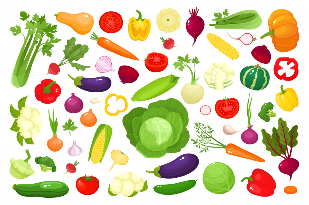 Colorful Vegetables jigsaw puzzle in Fruits & Légumes puzzles on TheJigsawPuzzles.com
