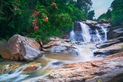 Turga Waterfall, West Bengal, India jigsaw puzzle in Waterfalls puzzles ...