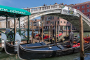 Rialto Bridge on the Grand Canal in Venice