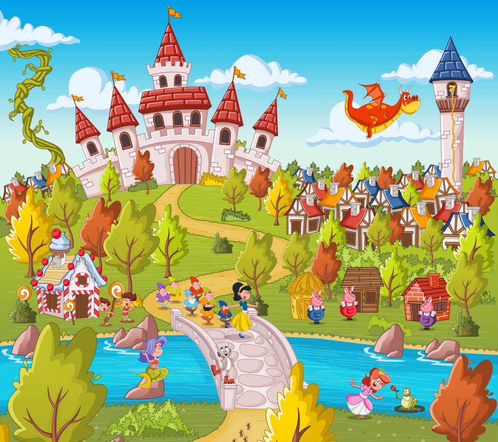 Fairy Tale Castle jigsaw puzzle in Castles puzzles on TheJigsawPuzzles.com