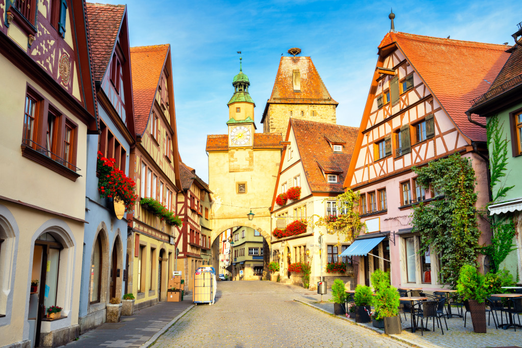 Rothenburg ob der Tauber, Germany jigsaw puzzle in Puzzle du jour puzzles on TheJigsawPuzzles.com