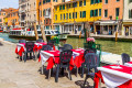 Street Cafe on a Canal Embankment, Venice