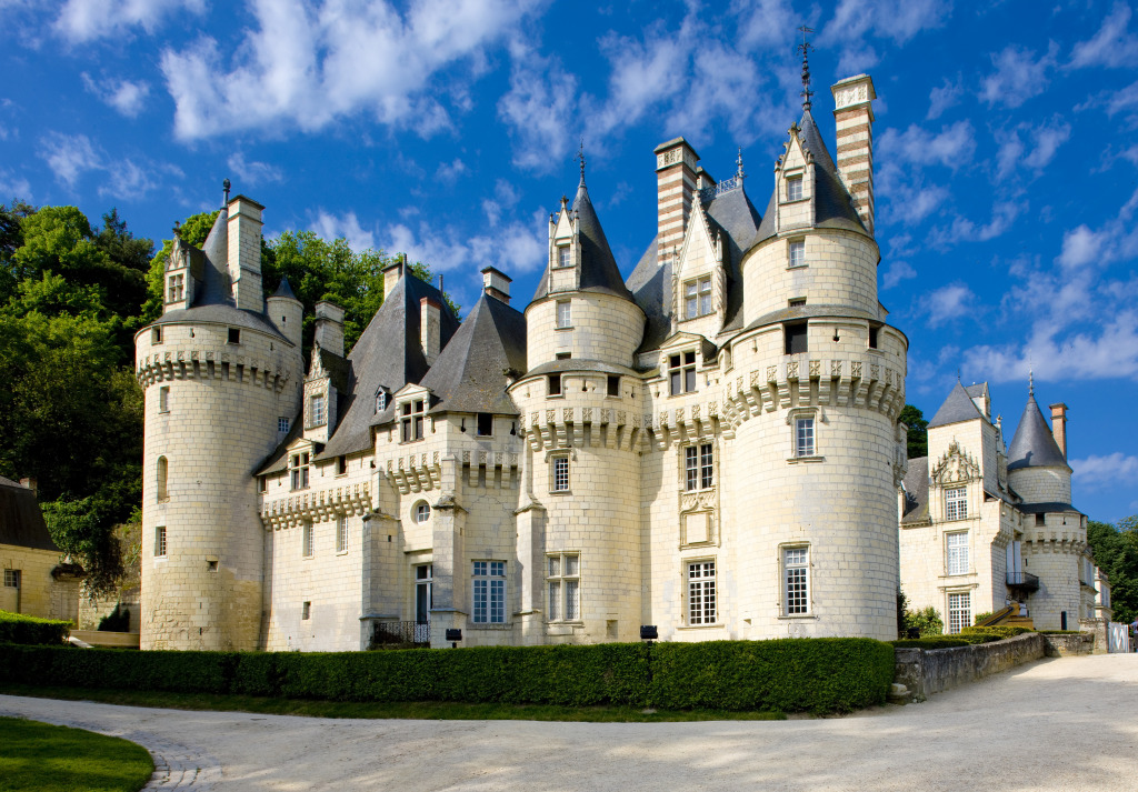 Schloss Ussé, Indre-et-Loire, Frankreich jigsaw puzzle in Schlösser puzzles on TheJigsawPuzzles.com
