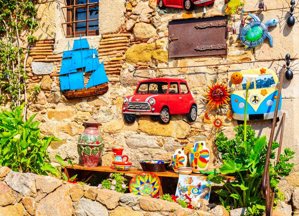 Shop in Tossa de Mar, Spain jigsaw puzzle in Puzzle of the Day puzzles on TheJigsawPuzzles.com