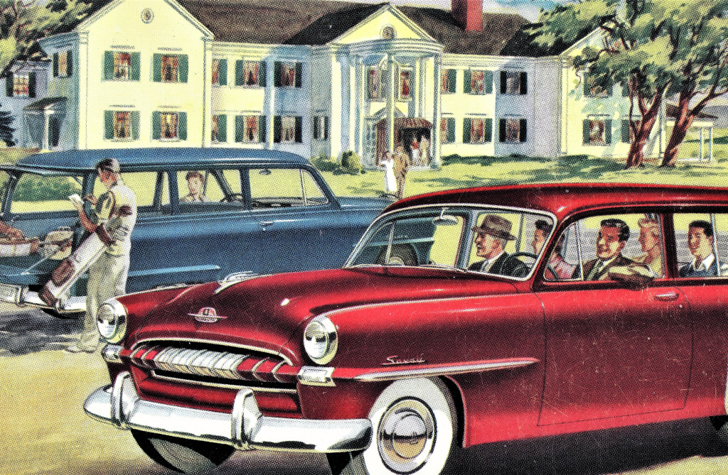 Plymouth Savoyen und Suburban von 1953 jigsaw puzzle in Autos & Motorräder puzzles on TheJigsawPuzzles.com