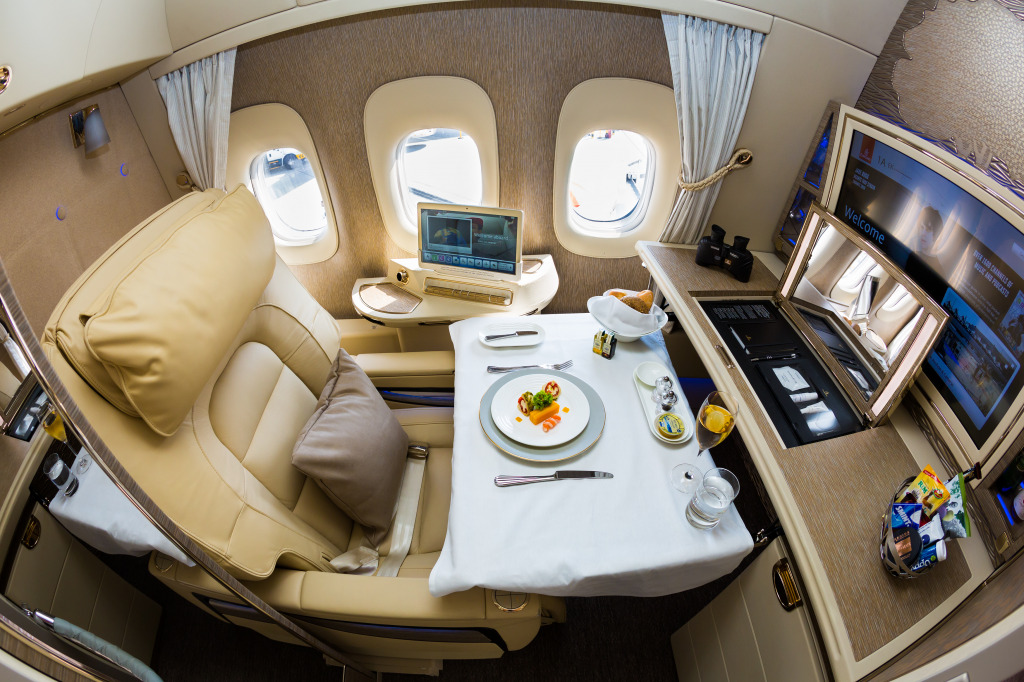 Emirates First Class Suite jigsaw puzzle in Aviation puzzles on TheJigsawPuzzles.com