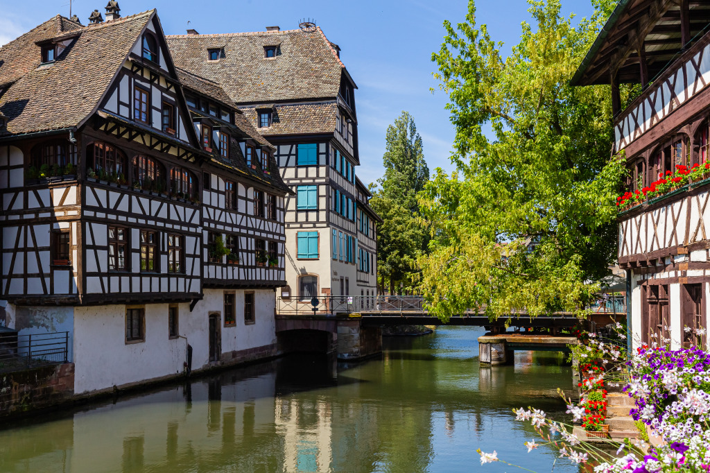 French City of Strasbourg jigsaw puzzle in Ponts puzzles on TheJigsawPuzzles.com