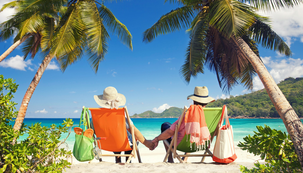 Tropical Beach jigsaw puzzle in People puzzles on TheJigsawPuzzles.com