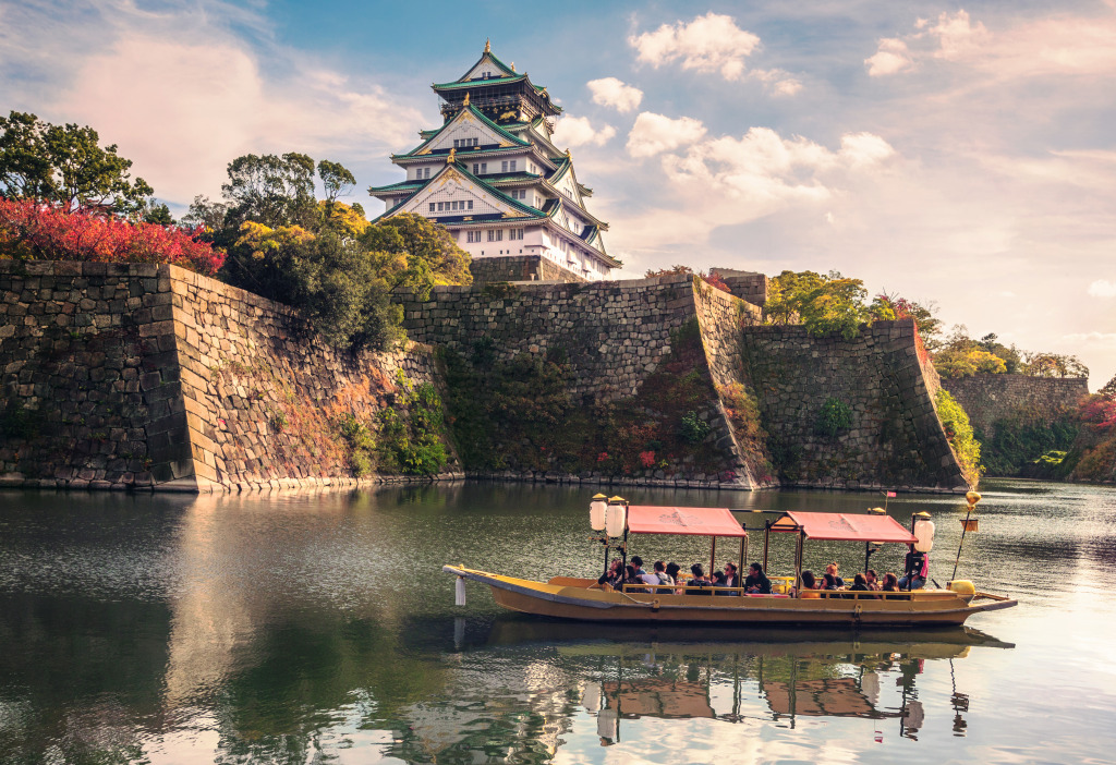 Osaka Castle, Japan jigsaw puzzle in Châteaux puzzles on TheJigsawPuzzles.com