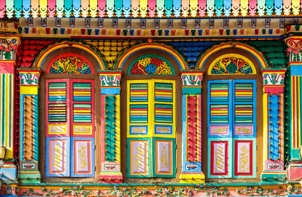 Little India, Singapore jigsaw puzzle in Puzzle of the Day puzzles on TheJigsawPuzzles.com