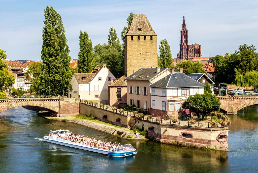 Petite France Quarter in Strasbourg jigsaw puzzle in Ponts puzzles on TheJigsawPuzzles.com