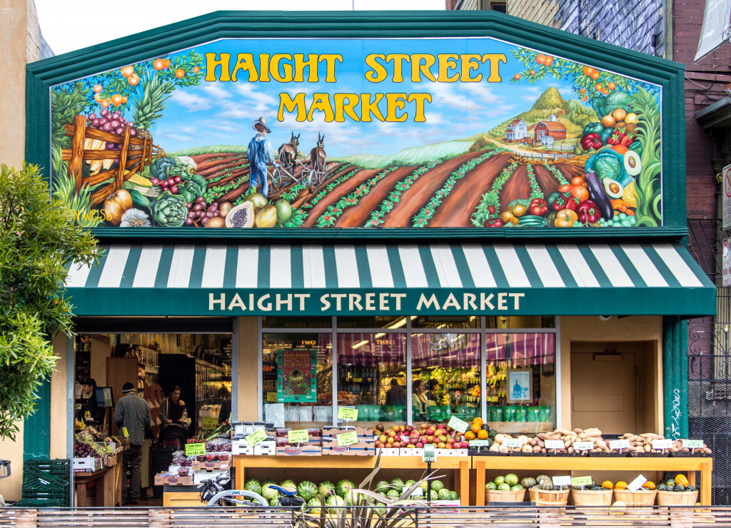 Haight Street Market, San Francisco jigsaw puzzle in Fruits & Veggies puzzles on TheJigsawPuzzles.com