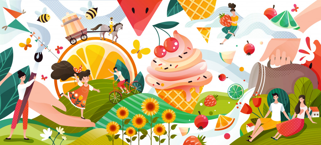Memórias de Verão jigsaw puzzle in Frutas & Vegetais puzzles on TheJigsawPuzzles.com