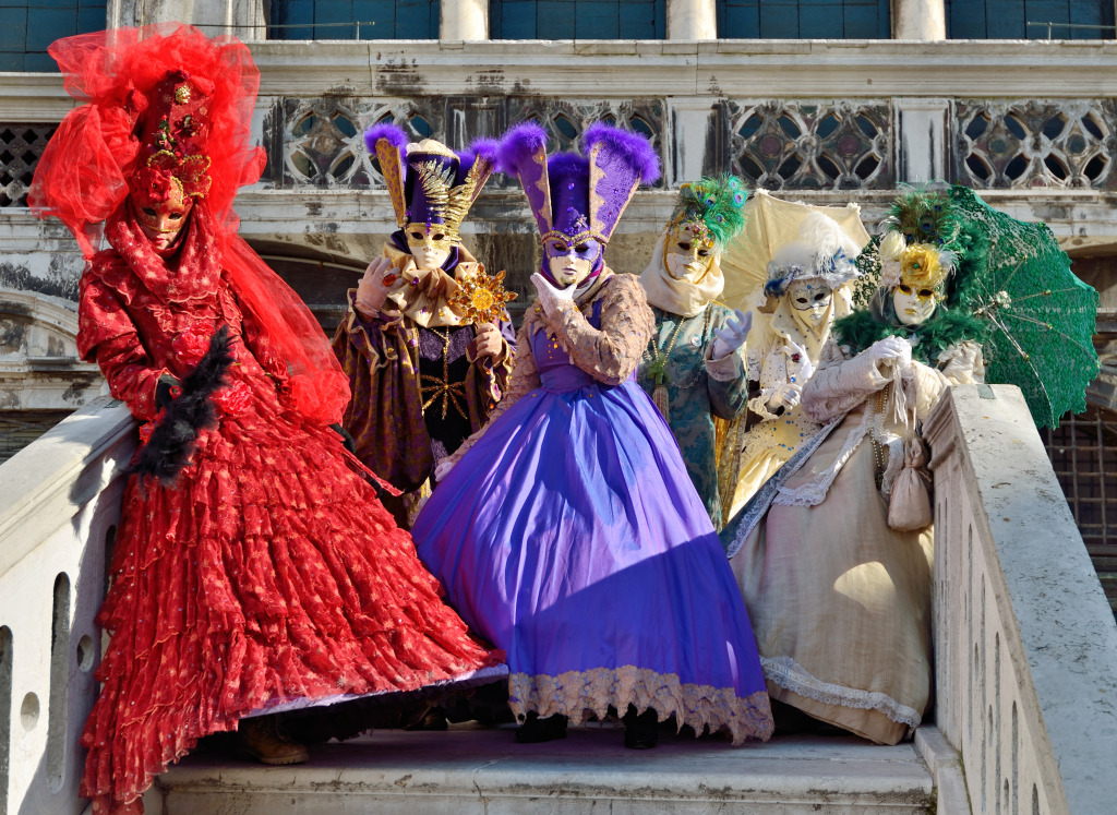 Carnival of Venice jigsaw puzzle in People puzzles on TheJigsawPuzzles.com