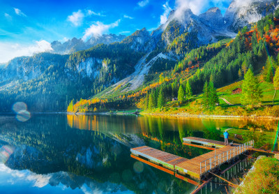 CASTORLAND Puzzle da 1500 pezzi, Gosausee, Austria, Vista | WhichOne