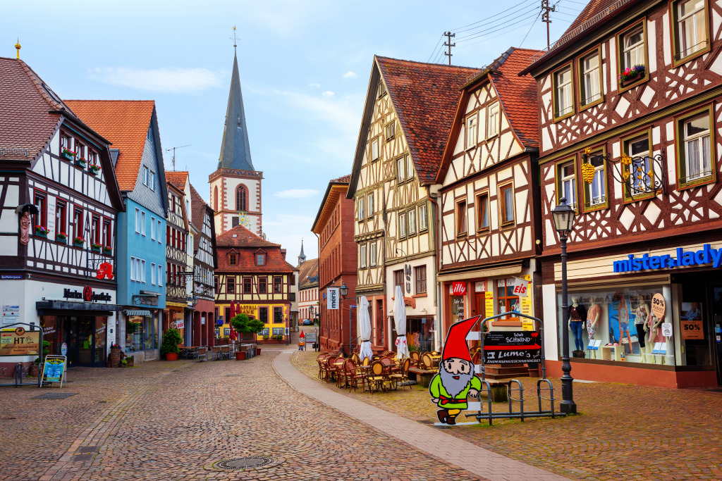 Lohr am Main, Germany jigsaw puzzle in Paysages urbains puzzles on TheJigsawPuzzles.com
