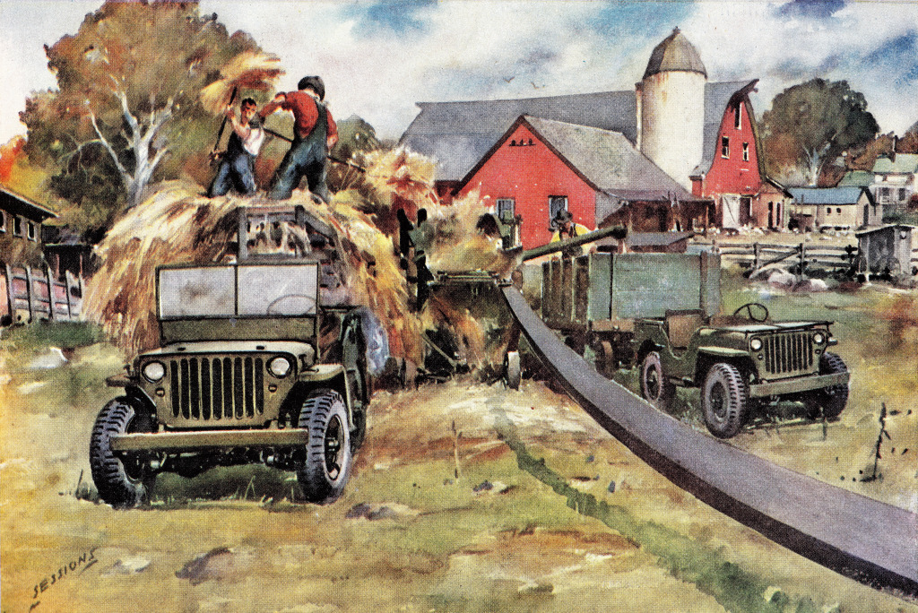 1945 Willys Jeep jigsaw puzzle in Autos & Motorräder puzzles on TheJigsawPuzzles.com