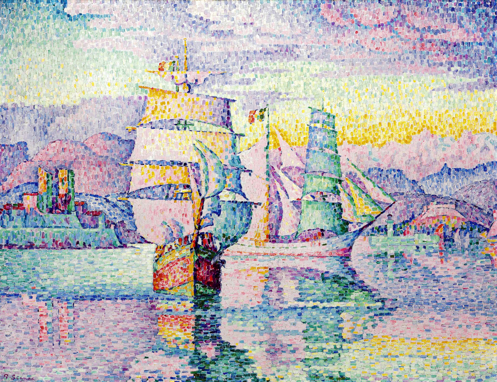 The Brig-schooners, Antibes jigsaw puzzle in Piece of Art puzzles on TheJigsawPuzzles.com