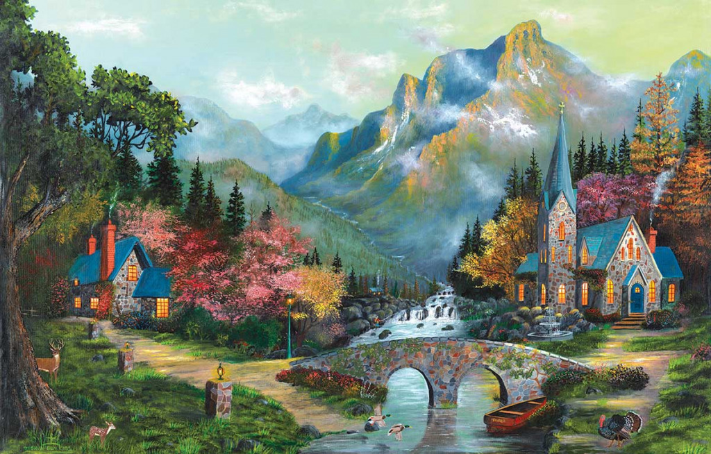 Heaven's Overture jigsaw puzzle in Ruth Brant puzzles on TheJigsawPuzzles.com