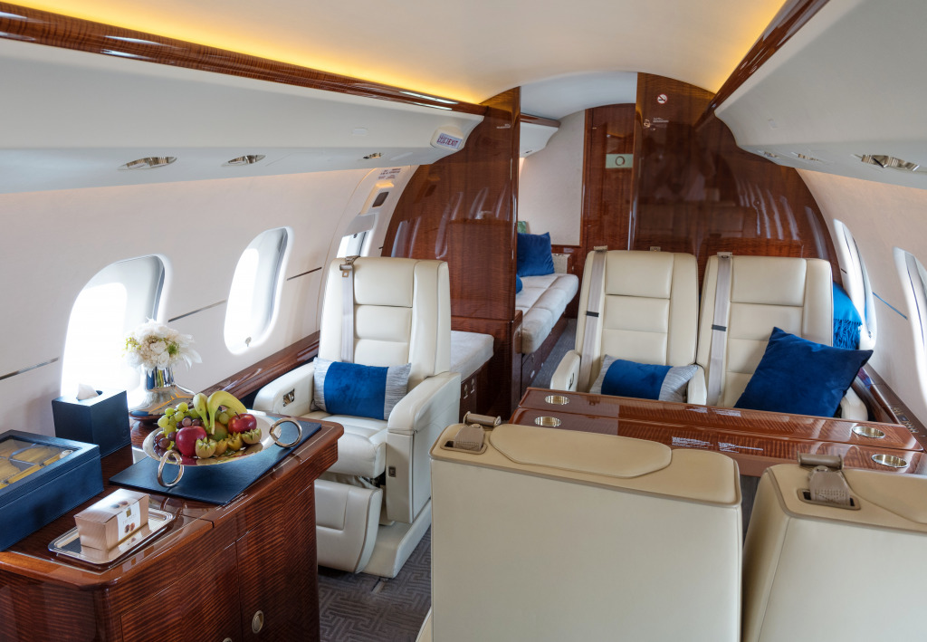 Luxury Business Jet in Seoul jigsaw puzzle in Aviation puzzles on TheJigsawPuzzles.com