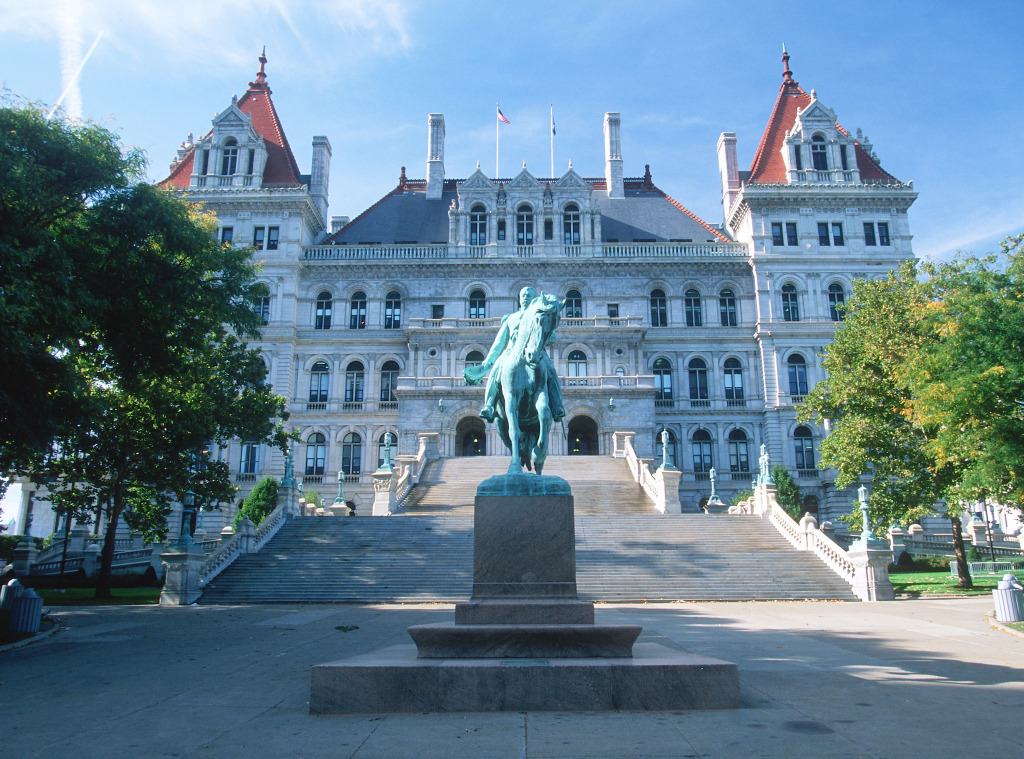 New York State Capitol, Albany NY jigsaw puzzle in Puzzle of the Day puzzles on TheJigsawPuzzles.com