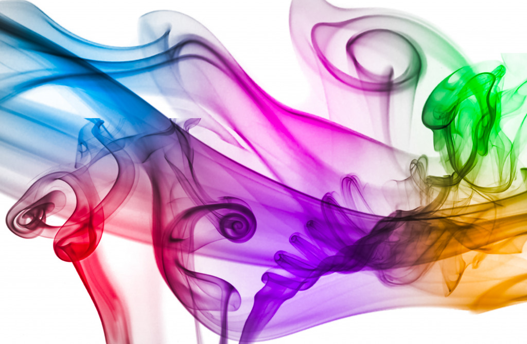 Colorful Smoke jigsaw puzzle in Macro puzzles on TheJigsawPuzzles.com