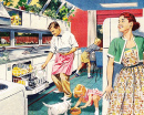 Busy Kitchen 1953 National Steel Ad