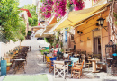 Street Cafe in Athens, Greece