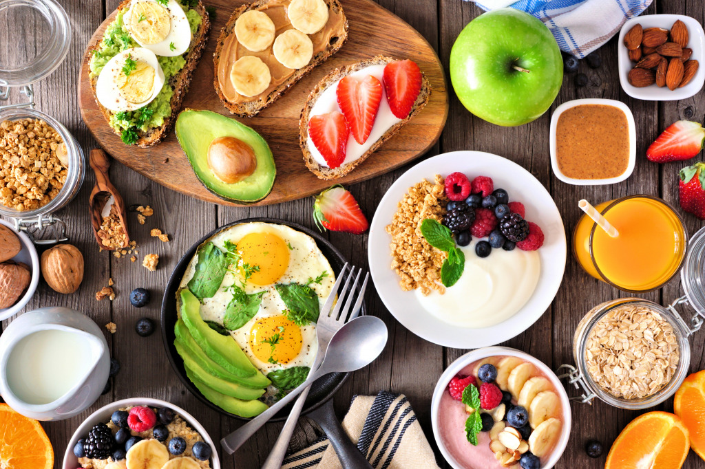 Healthy Breakfast jigsaw puzzle in Food & Bakery puzzles on TheJigsawPuzzles.com