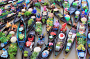 Floating Market in Banjar Regency, Indonesia