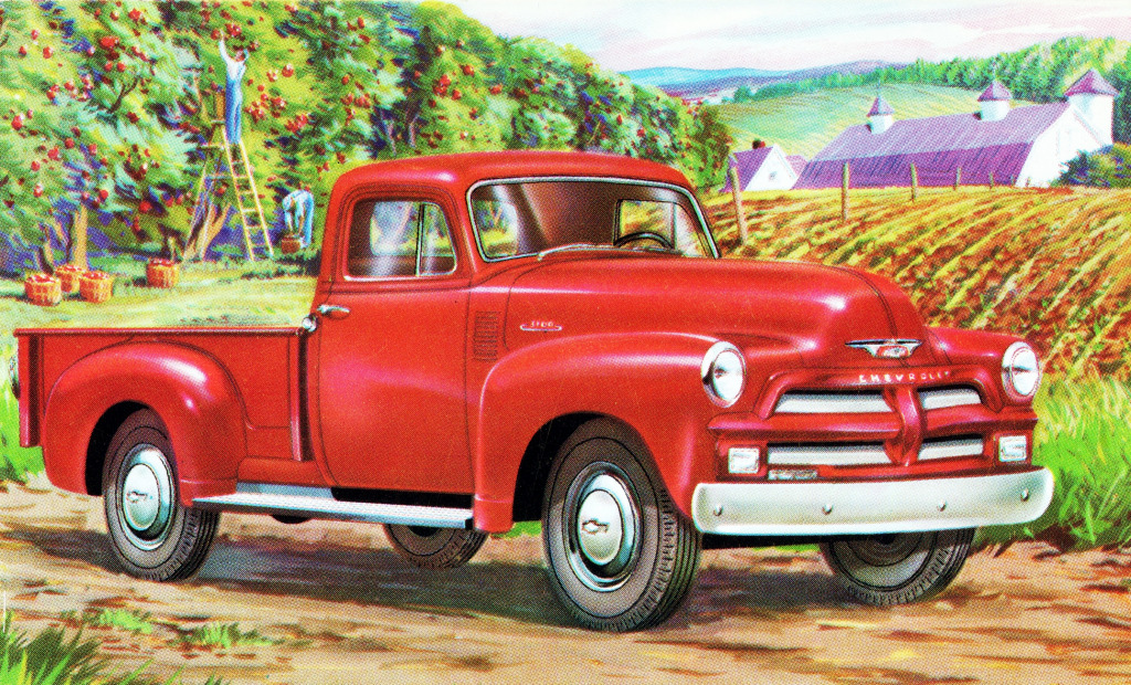 Picape de 1954 da Chevrolet jigsaw puzzle in Carros & Motos puzzles on TheJigsawPuzzles.com