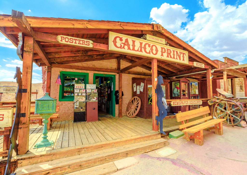 Cowboy-Themenpark in Calico CA jigsaw puzzle in Puzzle des Tages puzzles on TheJigsawPuzzles.com